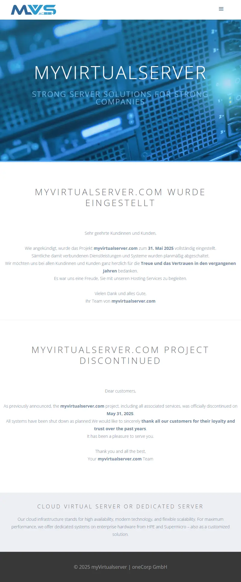 backlink from myvirtualserver.com