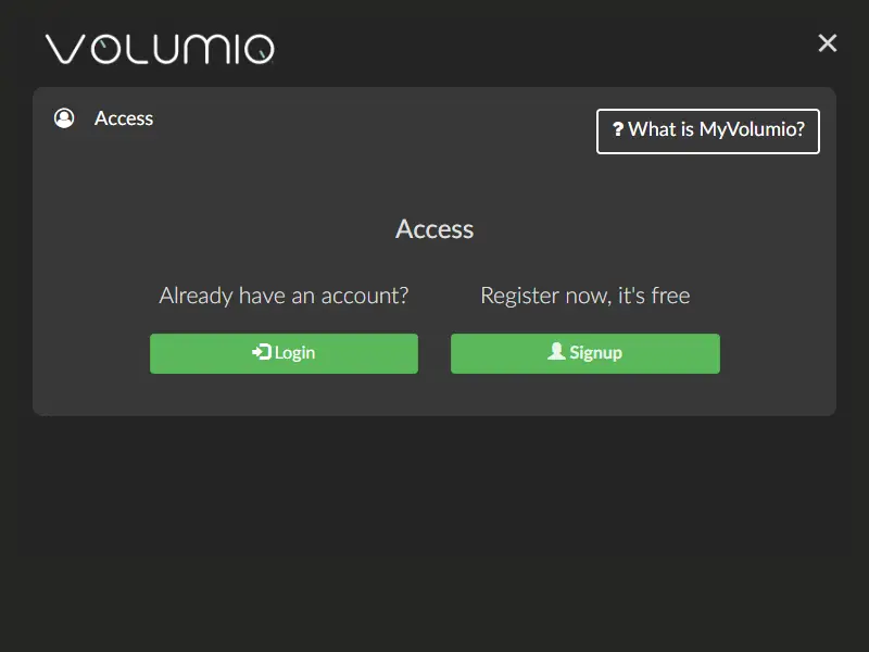 backlink from myvolumio.org
