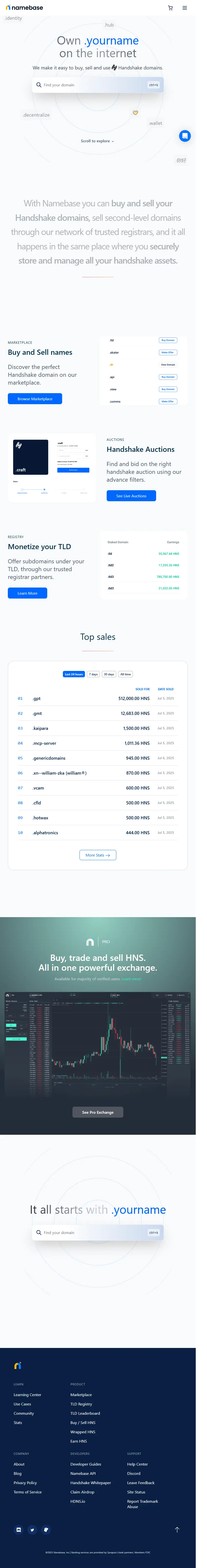 backlink from namebase.io