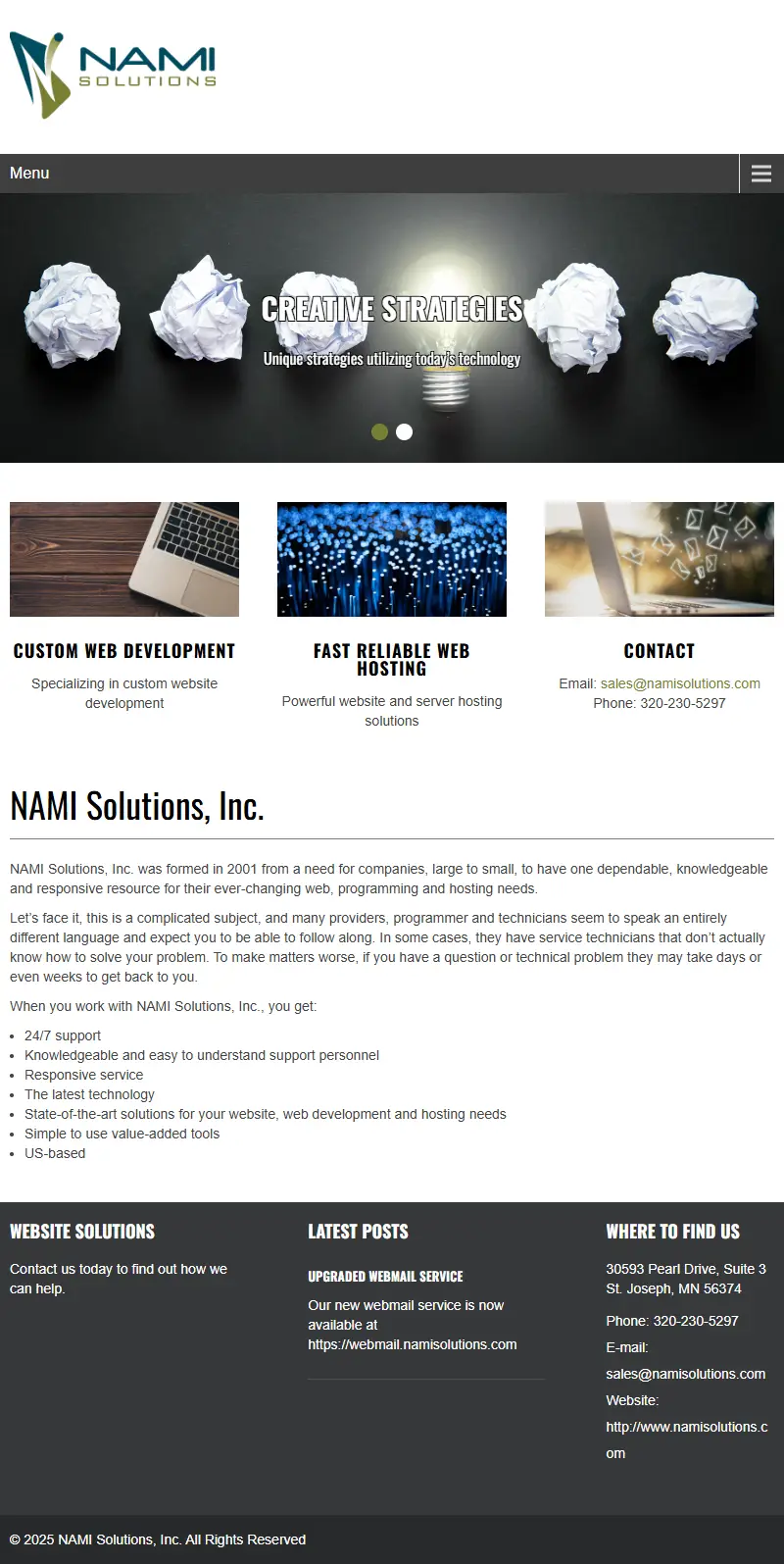 backlink from namisolutions.com