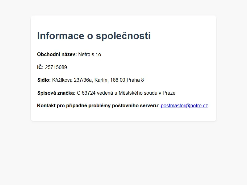 backlink from netro.cz