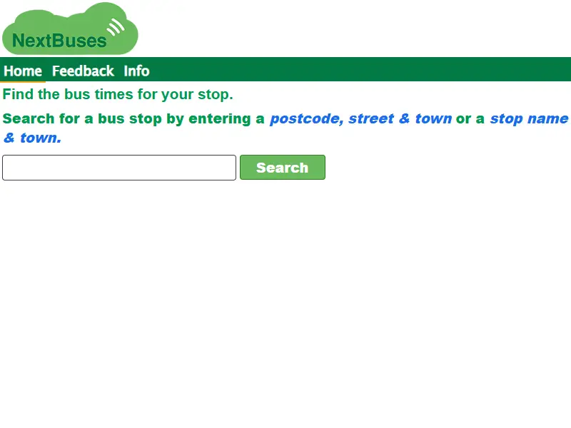 backlink from nextbuses.mobi