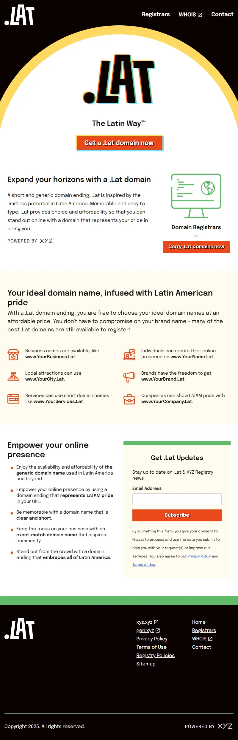 backlink from nic.lat