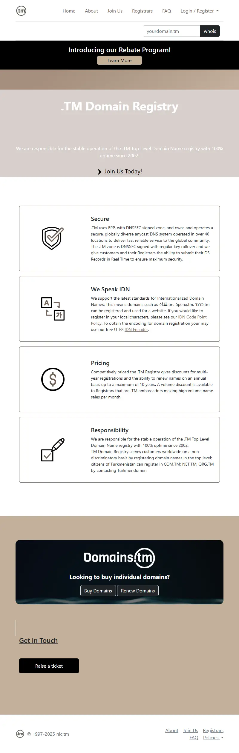 backlink from nic.tm