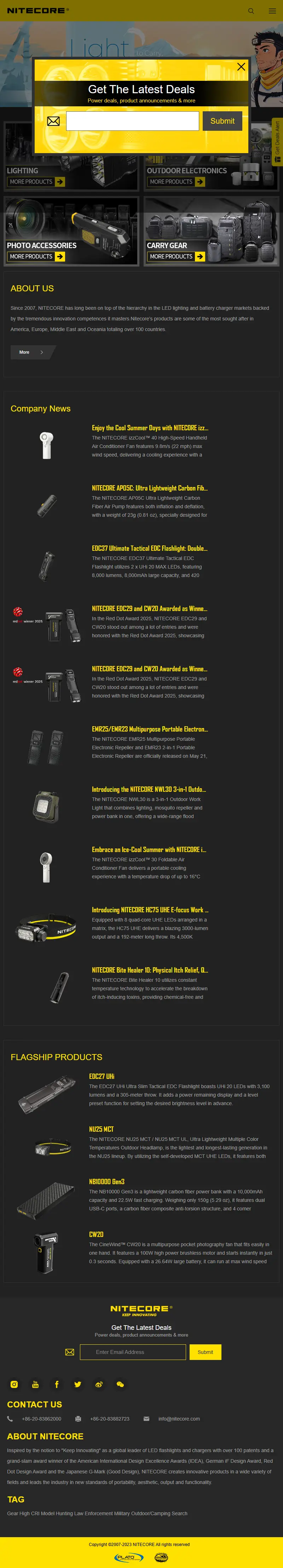 backlink from nitecore.com