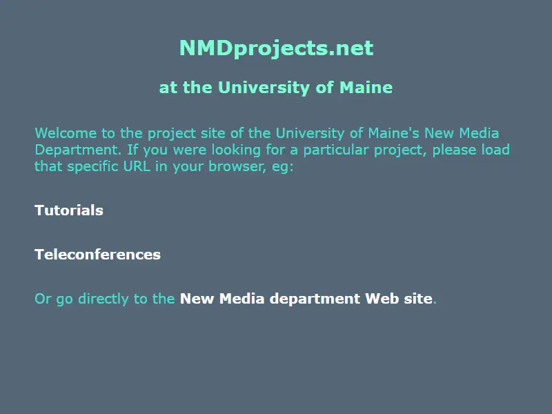 backlink from nmdprojects.net