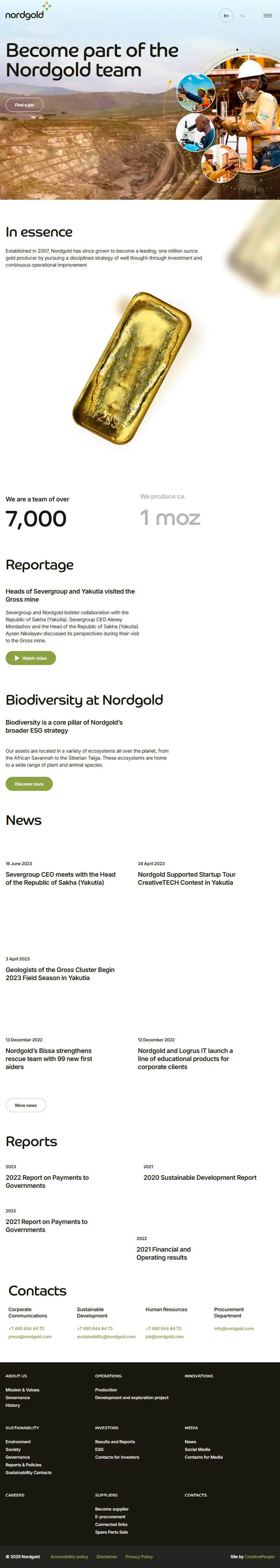 backlink from nordgold.com