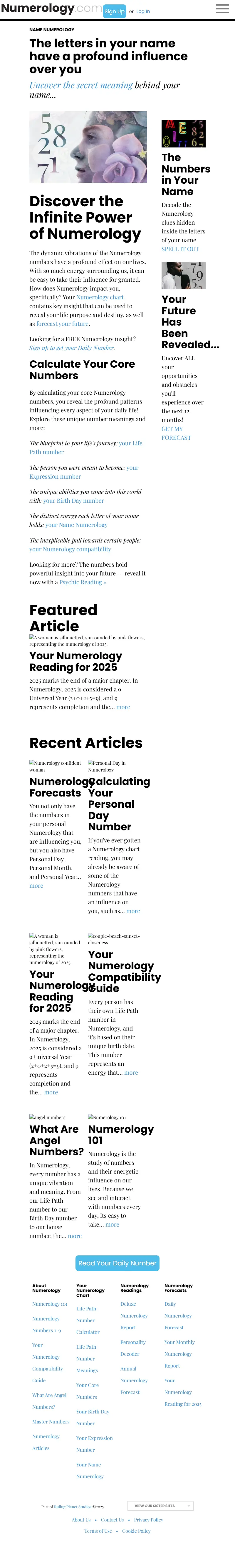 backlink from numerology.com