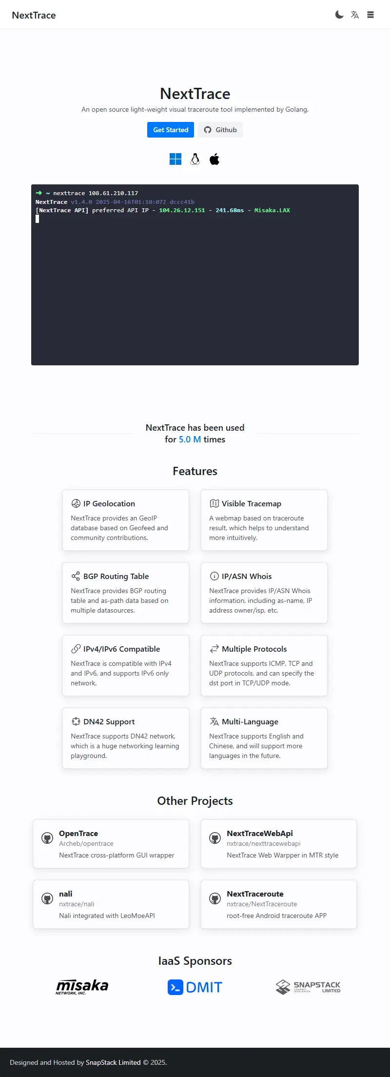 backlink from nxtrace.org