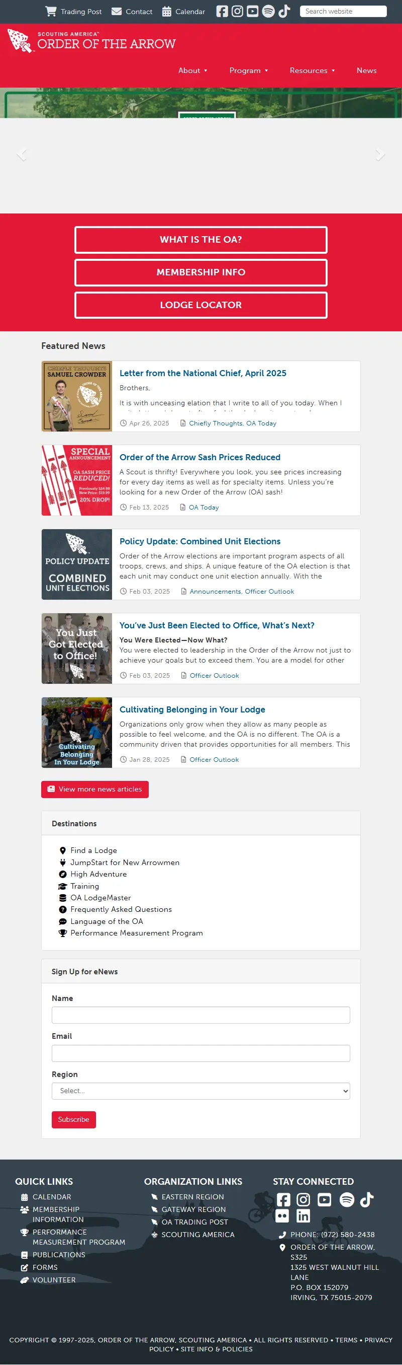 backlink from oa-bsa.org