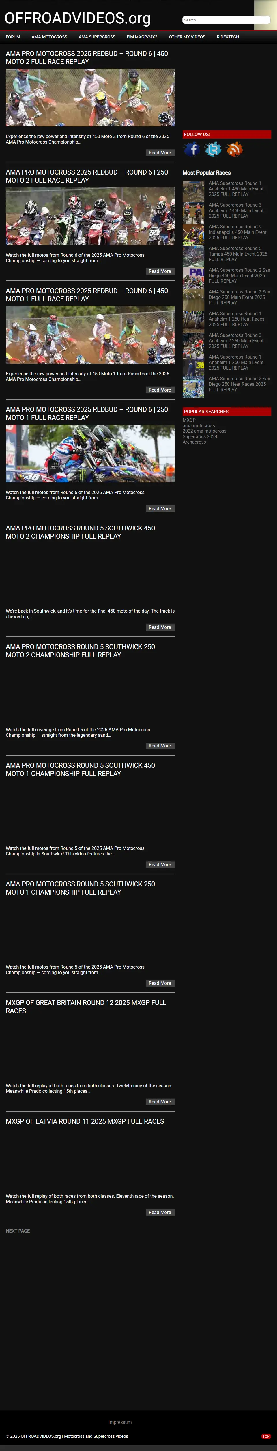 backlink from offroadvideos.org