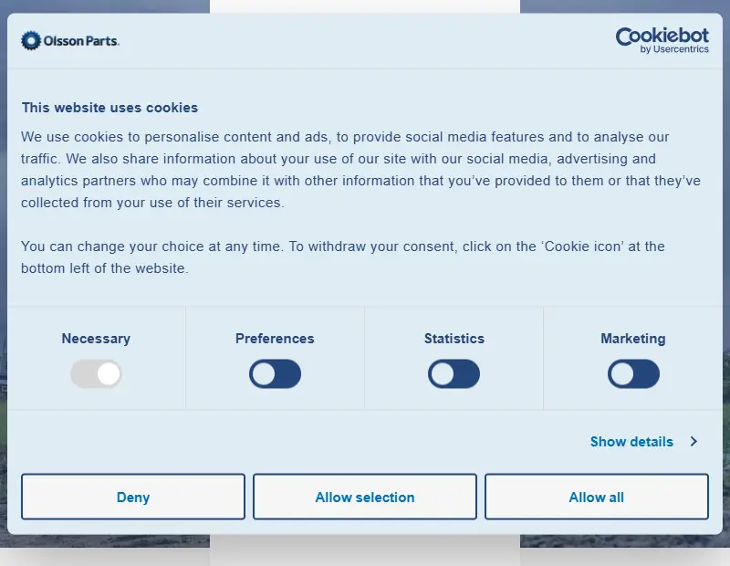 backlink from olssonparts.com