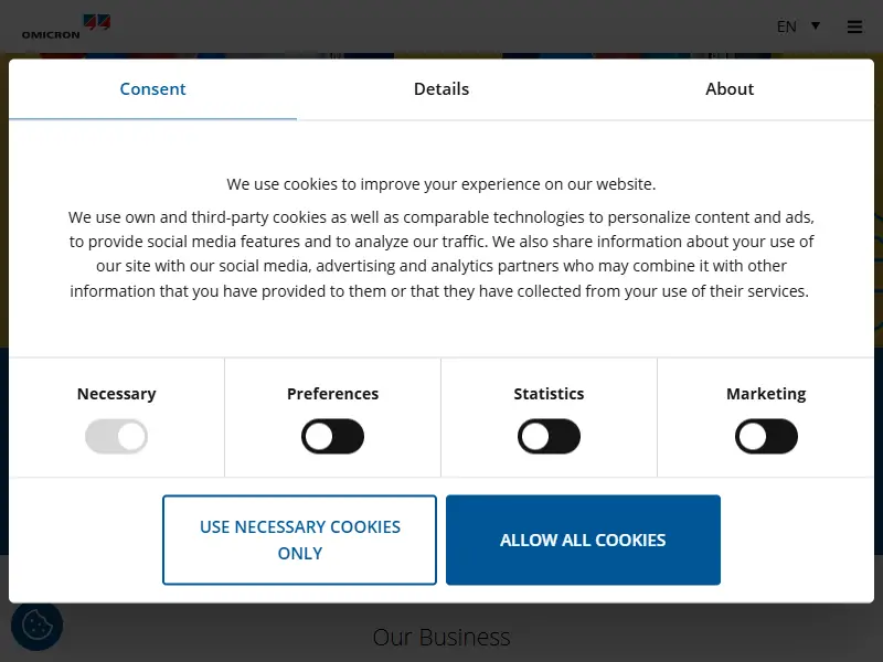 backlink from omicron.at