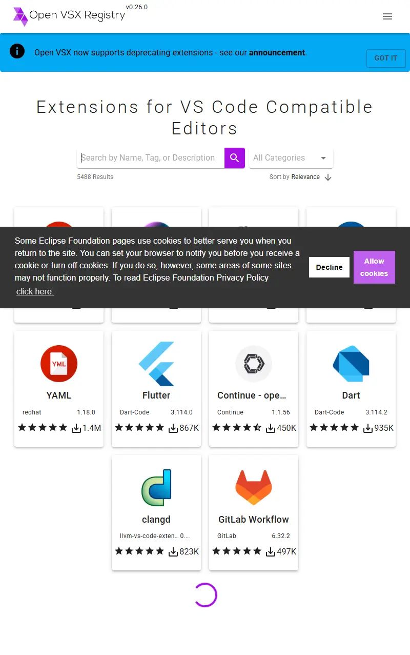 backlink from open-vsx.org