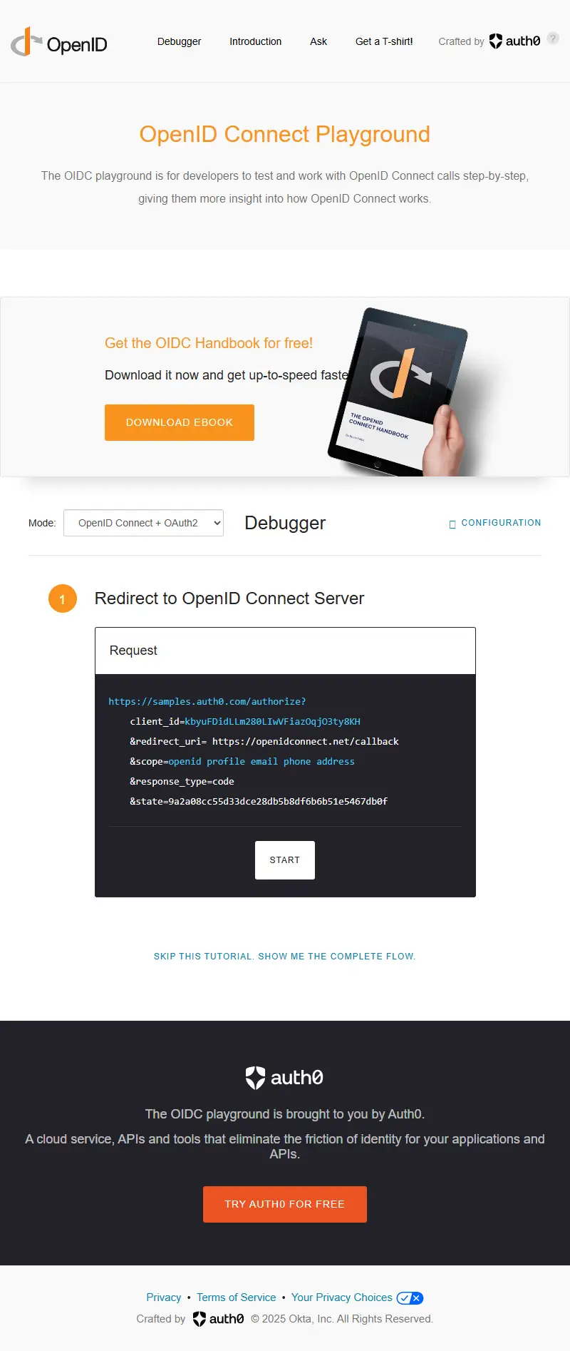 backlink from openidconnect.net