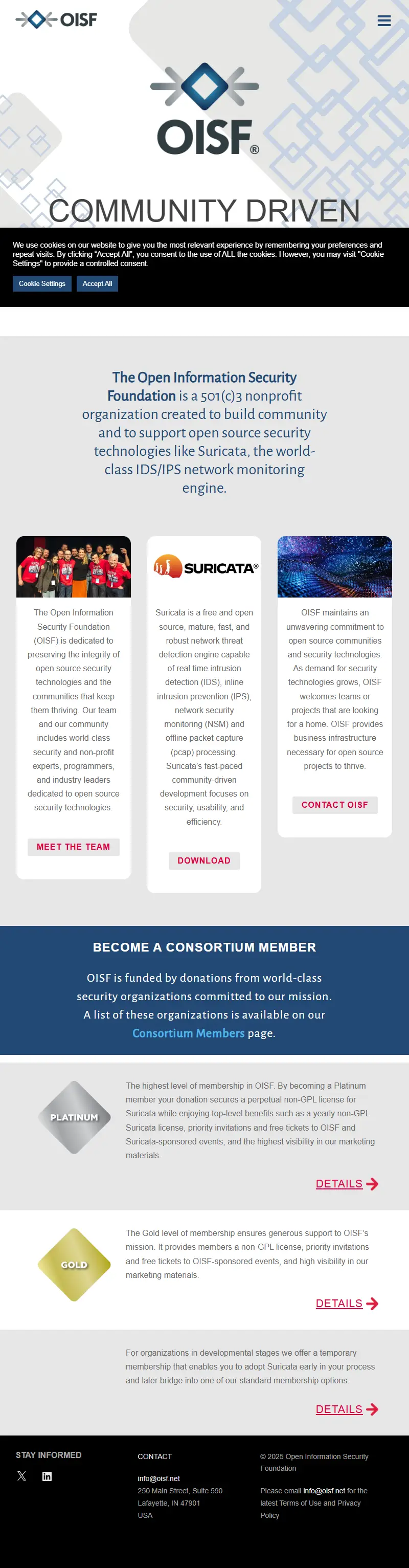 backlink from openinfosecfoundation.org