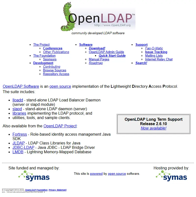 backlink from openldap.org