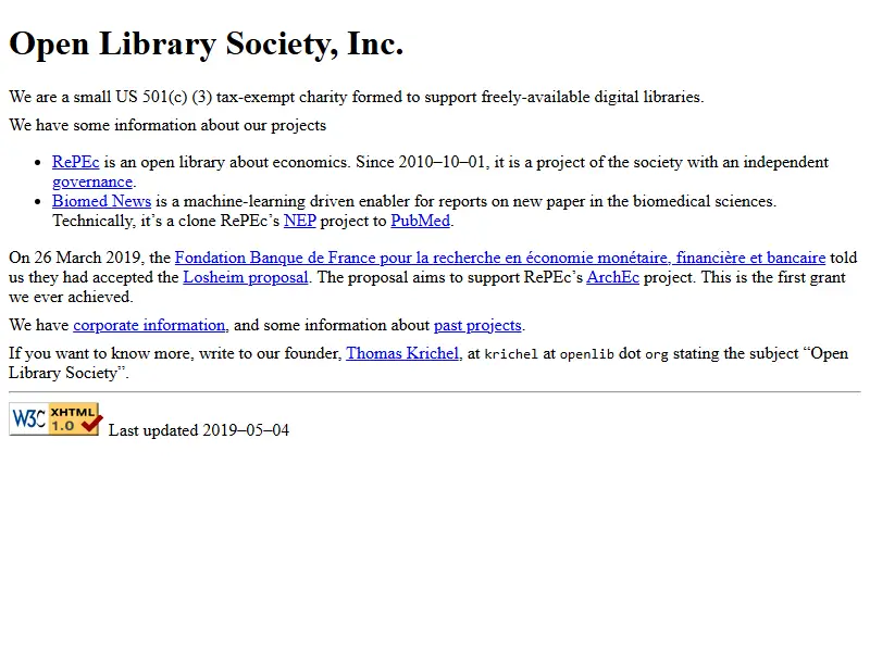 backlink from openlib.org