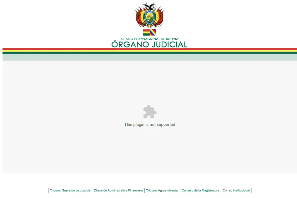 backlink from organojudicial.gob.bo