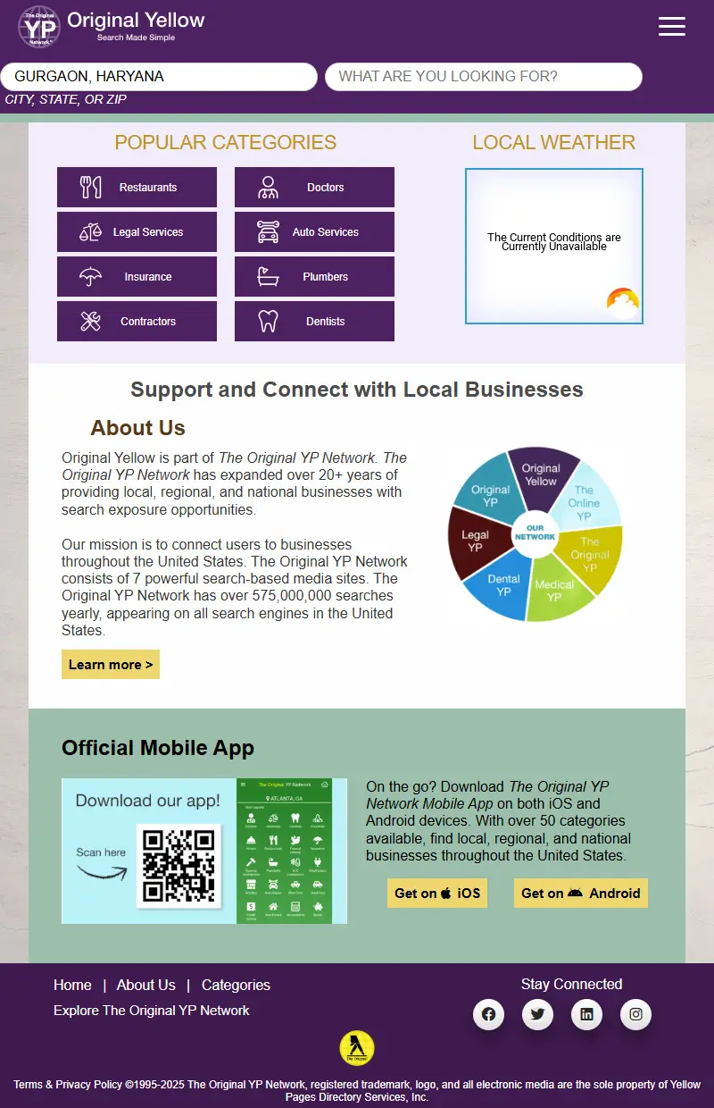 backlink from originalyellow.com
