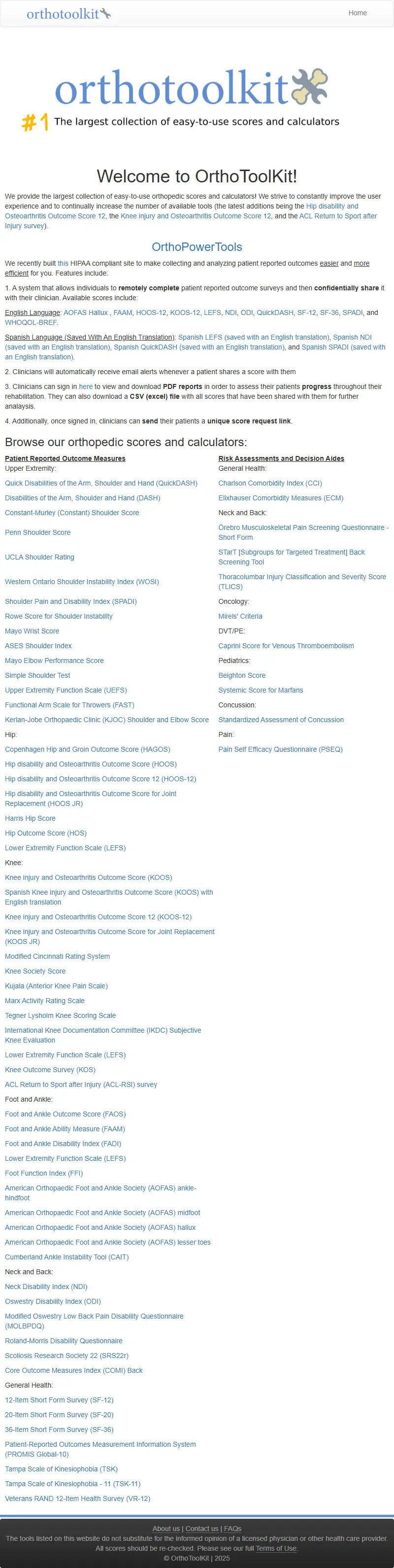backlink from orthotoolkit.com