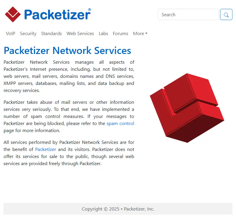 backlink from packetizer.net