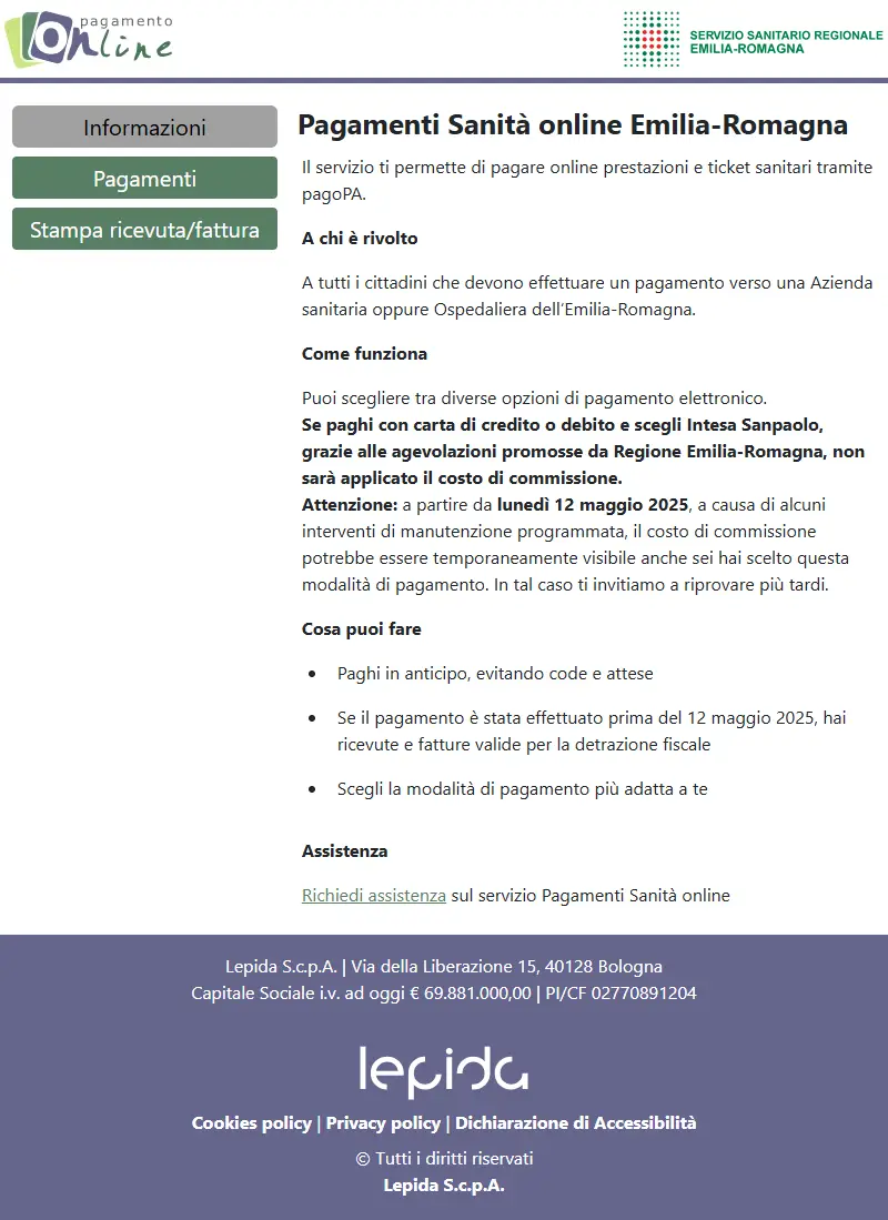 backlink from pagonlinesanita.it