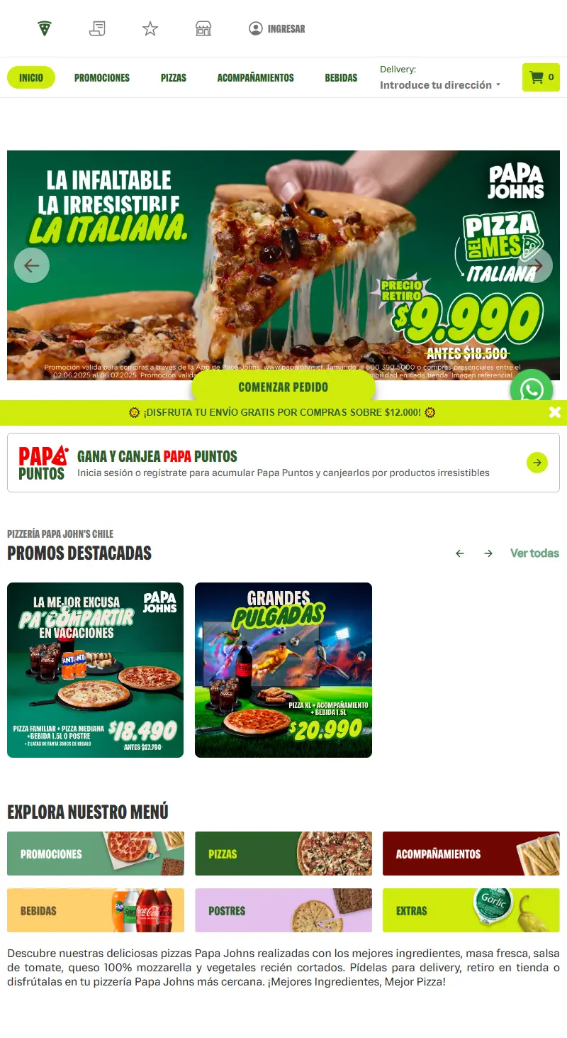 backlink from papajohns.cl