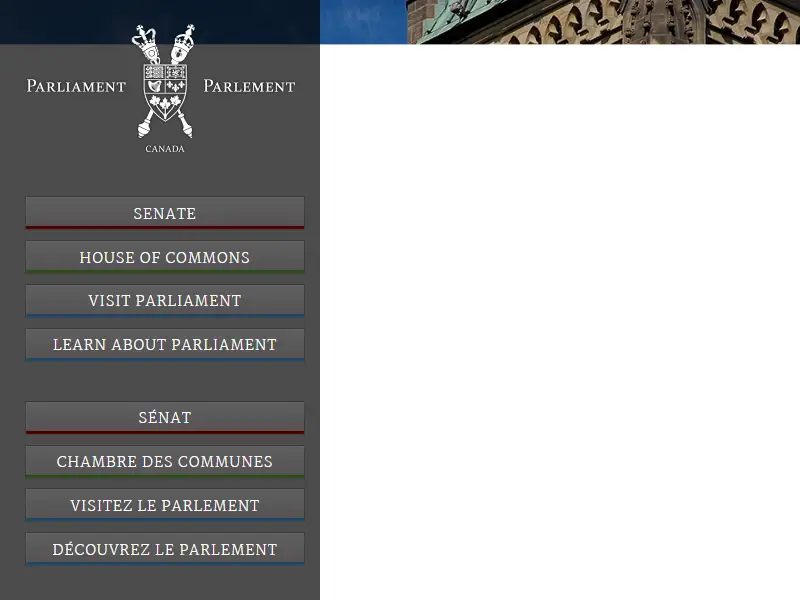 backlink from parl.ca