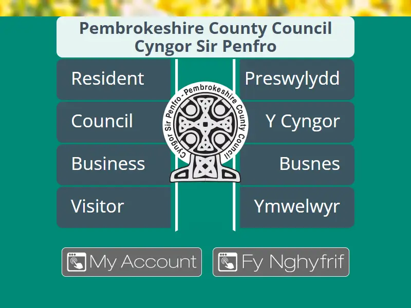 backlink from pembrokeshire.gov.uk