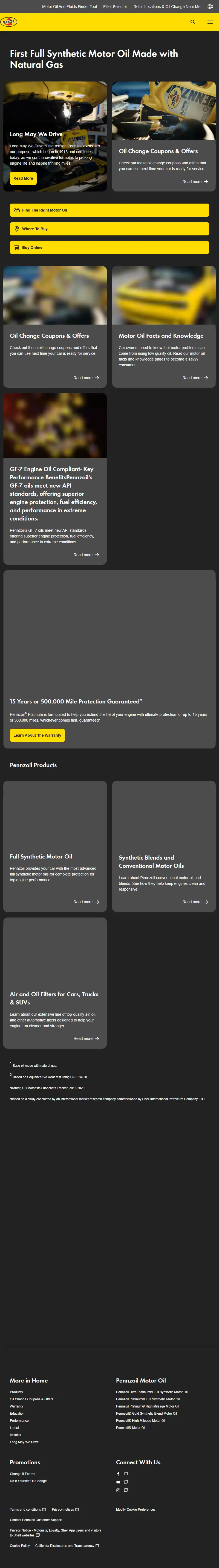 backlink from pennzoil.com