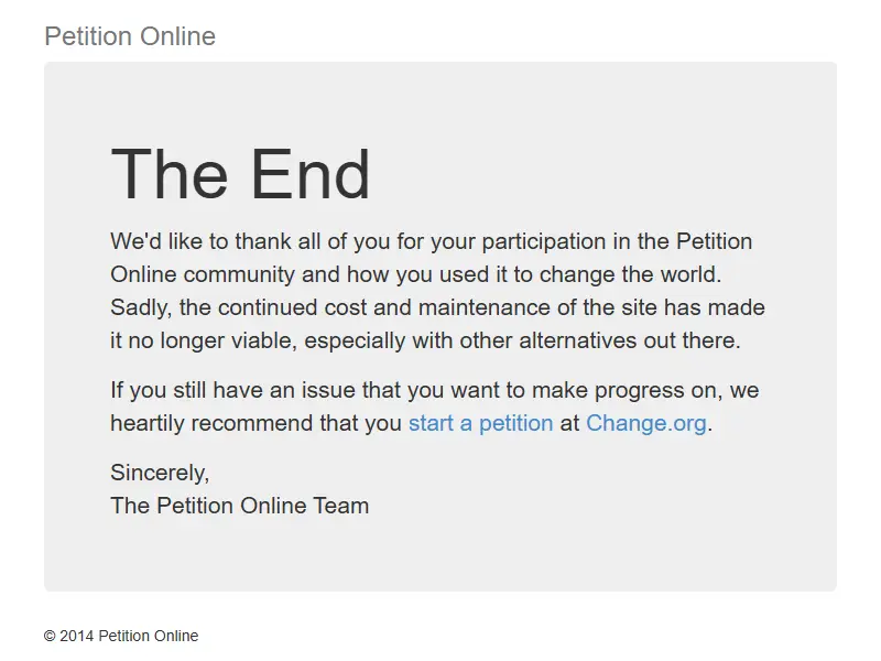 backlink from petitiononline.com