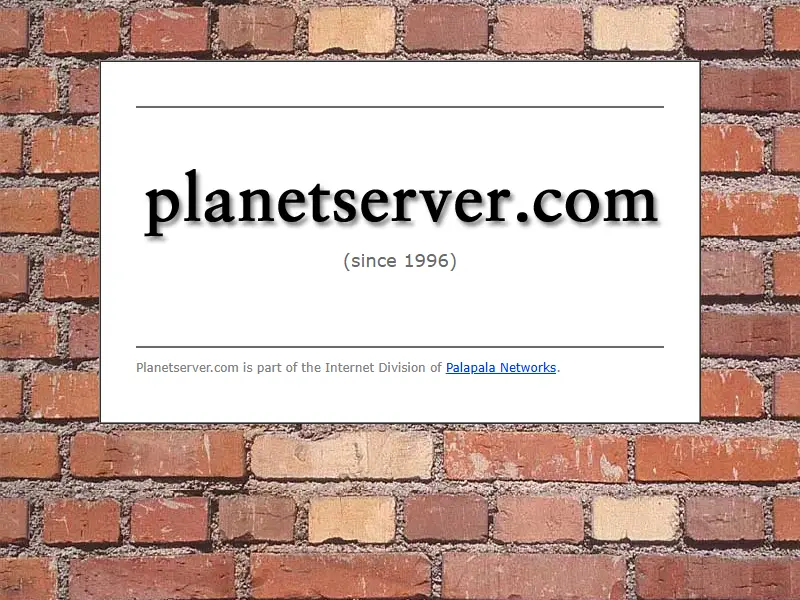 backlink from planetserver.com
