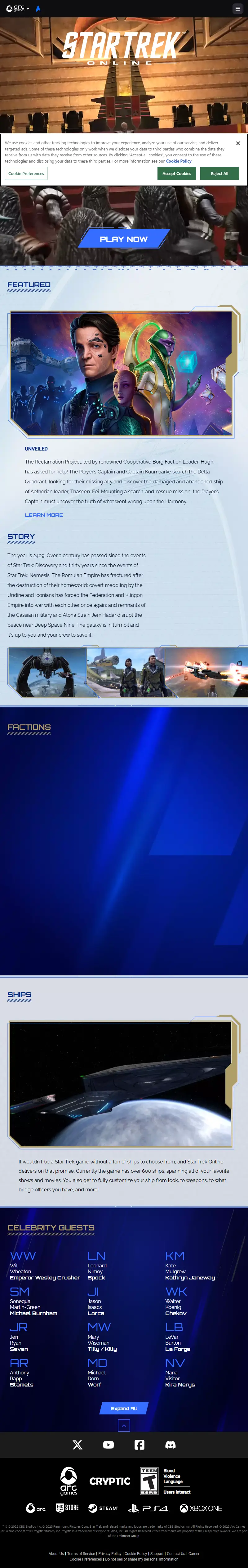 backlink from playstartrekonline.com
