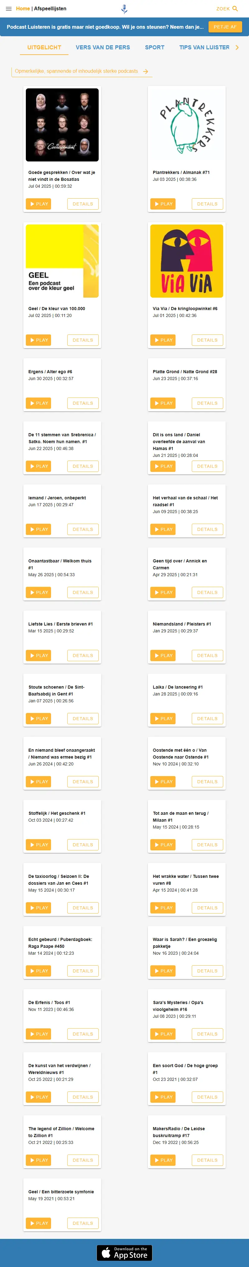 backlink from podcastluisteren.nl