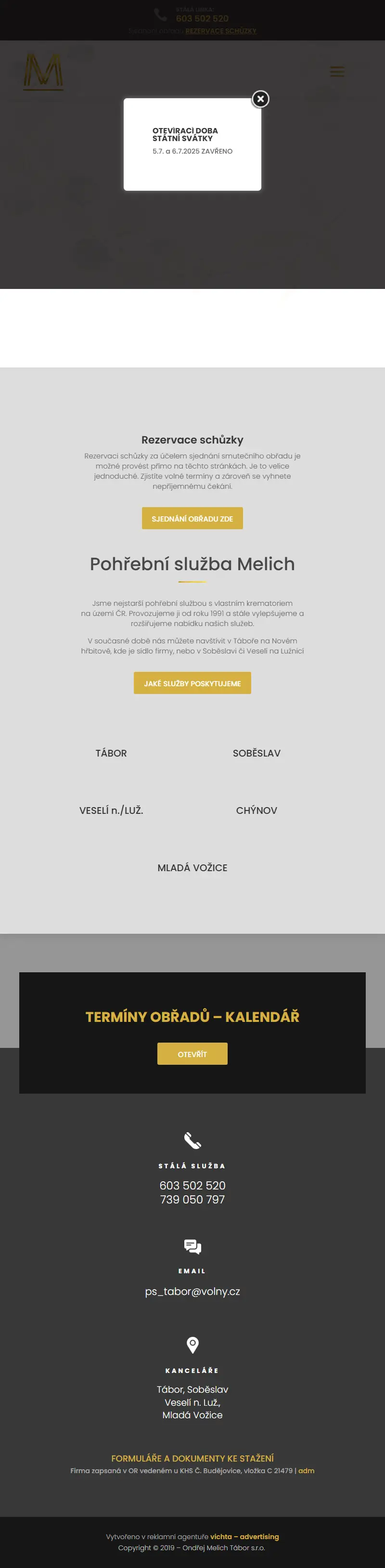backlink from pohrebnisluzbamelich.cz