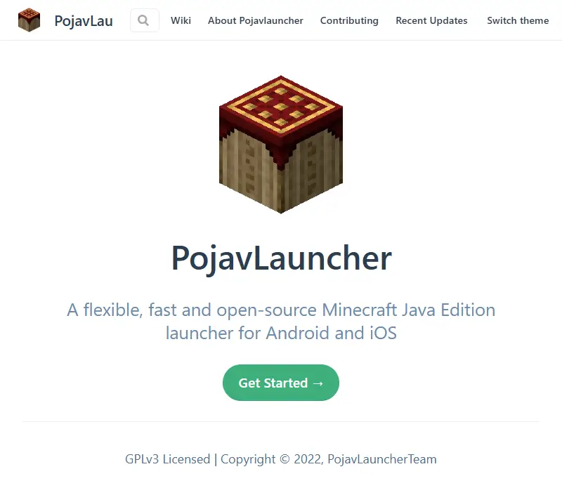 backlink from pojavlauncher.app
