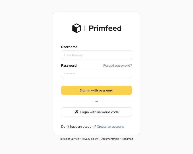 backlink from primfeed.com