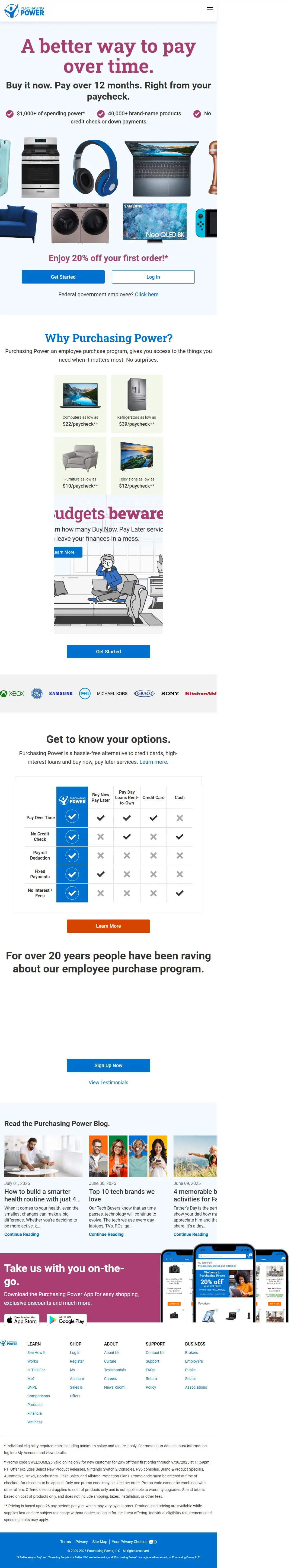 backlink from purchasingpower.com
