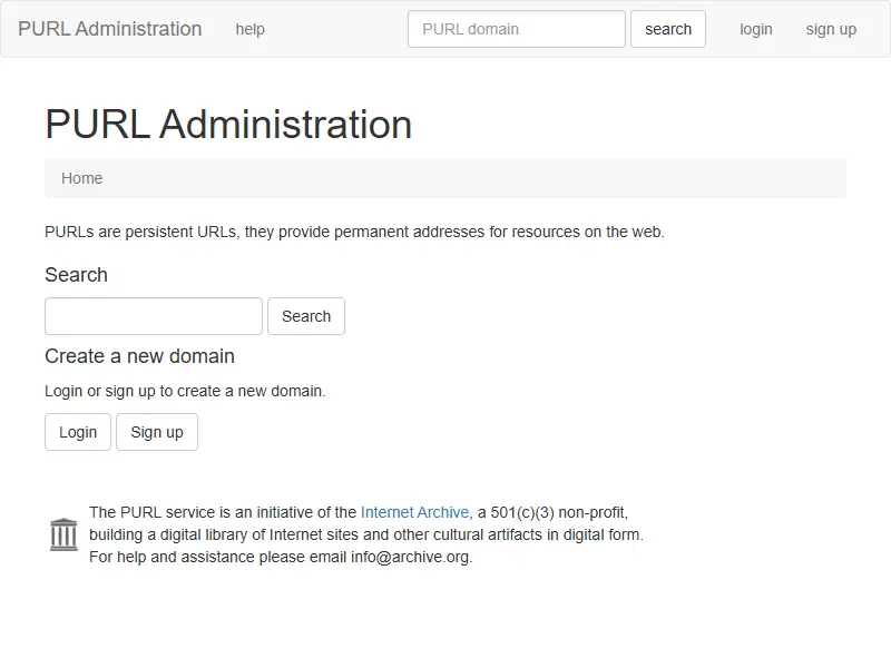 backlink from purl.org
