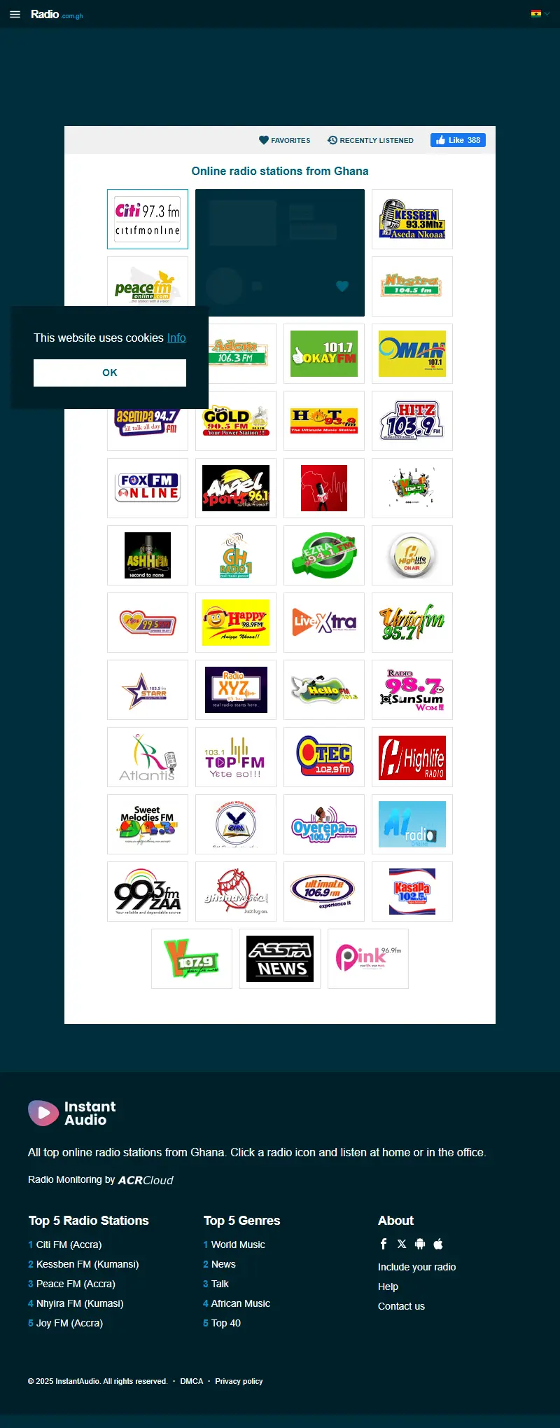 backlink from radio.com.gh