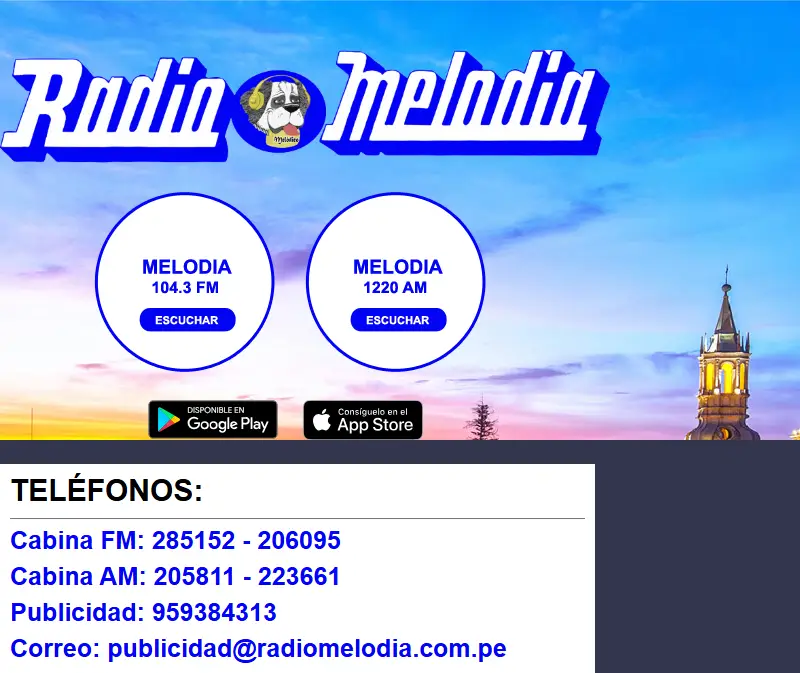 backlink from radiomelodia.com.pe