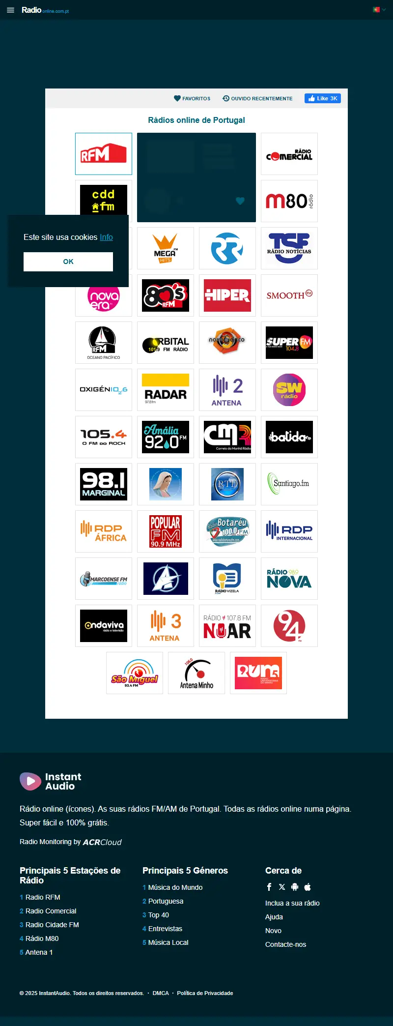 backlink from radioonline.com.pt