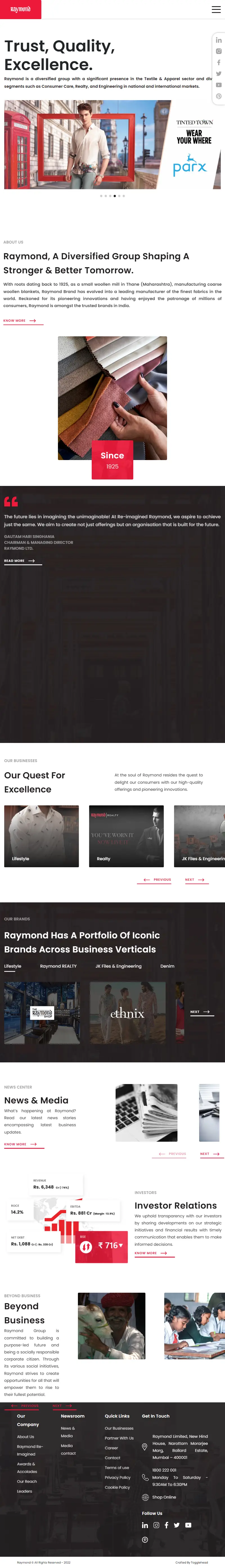 backlink from raymond.in