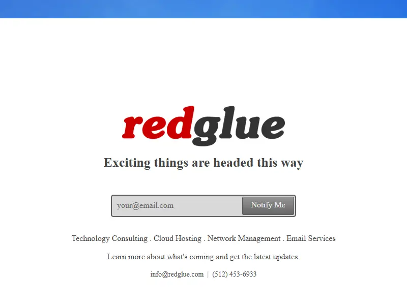 backlink from redglue.com