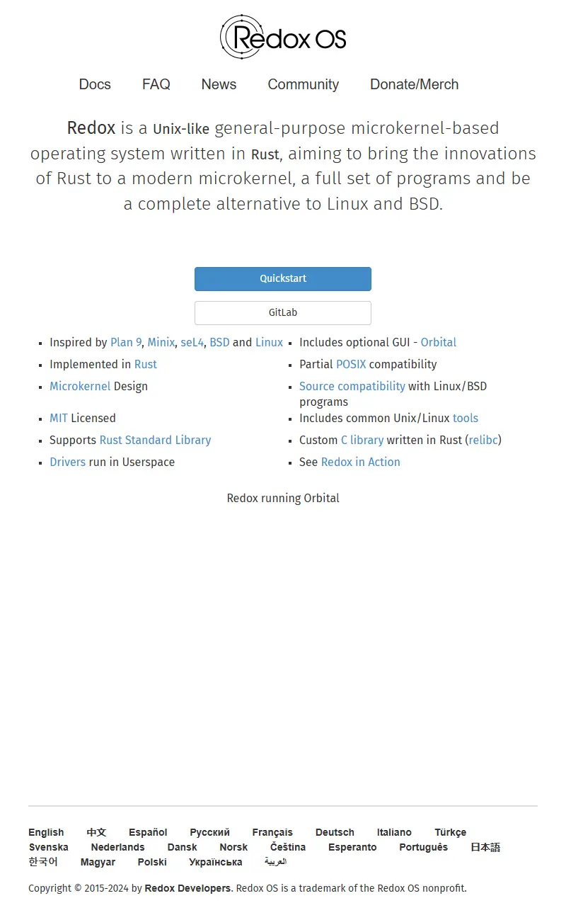 backlink from redox-os.org