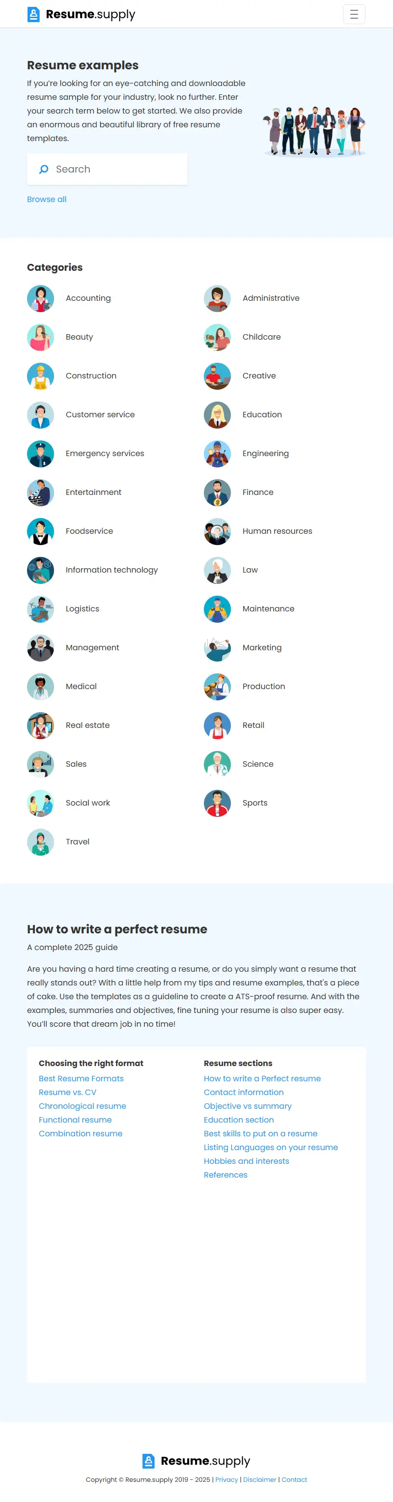 backlink from resume.supply