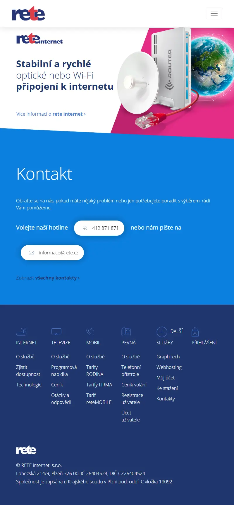 backlink from rete.cz