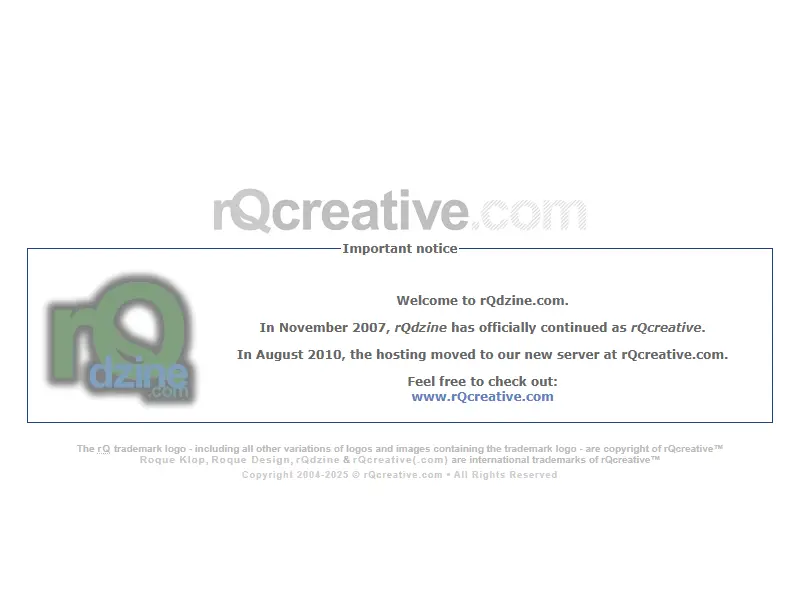 backlink from rqdzine.com
