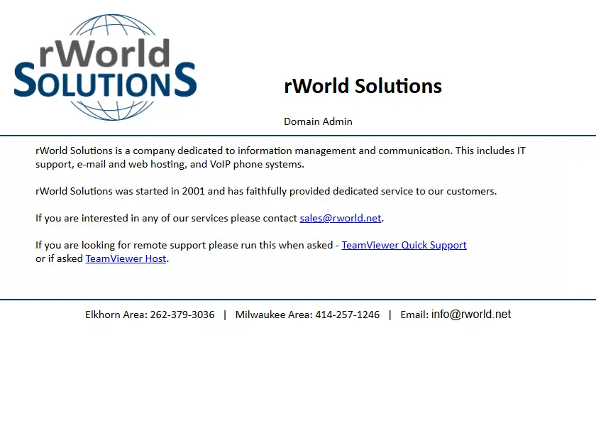 backlink from rworld.net